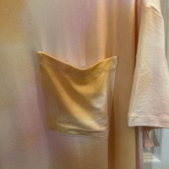 NWT Stars Above Plus 1X Sleep Shirt Nightgown Tie Dye Pink Modal Soft Pajama - Picture 5 of 16